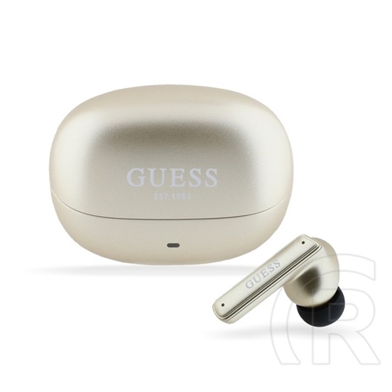 CG Mobile guess capsule bluetooth fülhallgató sztereo (v5.3, tws, mikrofon, aktív zajszűrő, ipx6 + töltőtok) arany