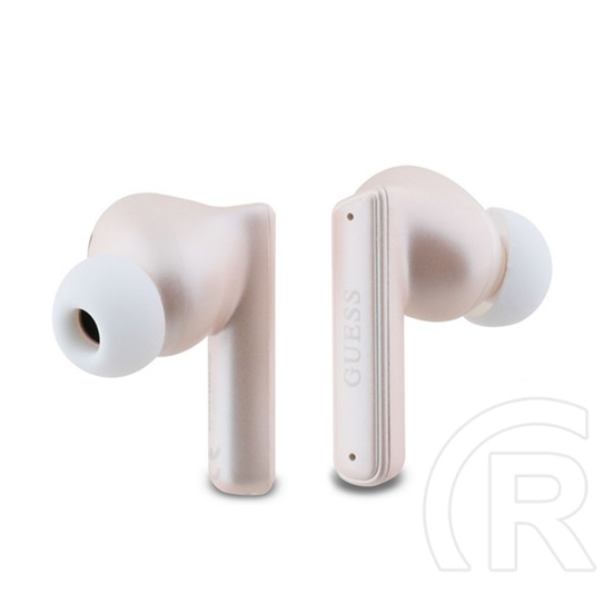 CG Mobile guess capsule bluetooth fülhallgató sztereo (v5.3, tws, mikrofon, aktív zajszűrő, ipx6 + töltőtok) rózsaszín