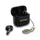 CG Mobile guess classic logo charm bluetooth fülhallgató sztereo (v5.4, tws, mikrofon + töltőtok) fekete