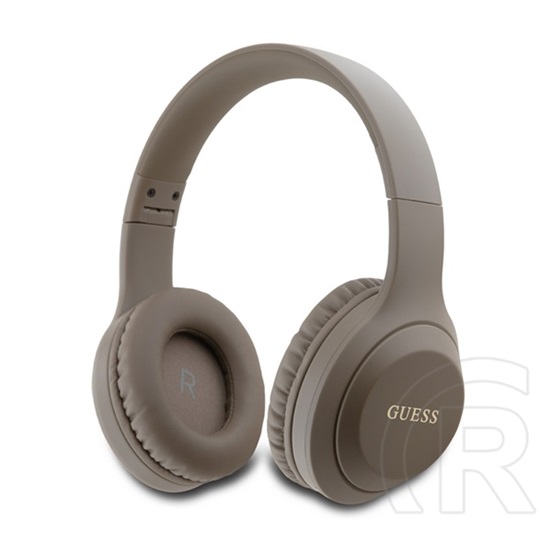 CG Mobile guess classic silver logo bluetooth fejhallgató sztereo (v5.3, mikrofon, zajszűrő) barna