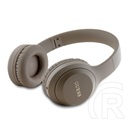 CG Mobile guess classic silver logo bluetooth fejhallgató sztereo (v5.3, mikrofon, zajszűrő) barna