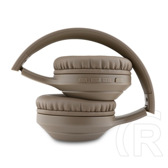 CG Mobile guess classic silver logo bluetooth fejhallgató sztereo (v5.3, mikrofon, zajszűrő) barna