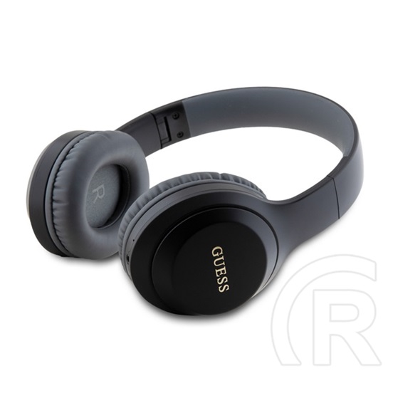 CG Mobile guess classic silver logo bluetooth fejhallgató sztereo (v5.3, mikrofon, zajszűrő) fekete