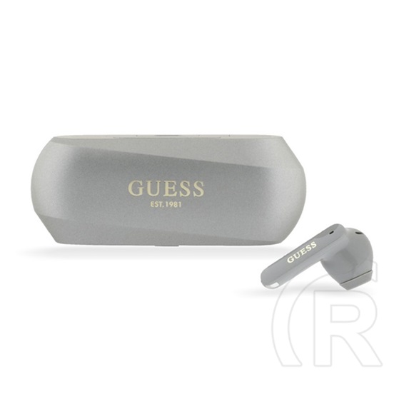 CG Mobile guess elongated metallic bluetooth fülhallgató sztereo (v5.3, tws, mikrofon, zajszűrő + töltőtok) szürke