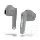 CG Mobile guess elongated metallic bluetooth fülhallgató sztereo (v5.3, tws, mikrofon, zajszűrő + töltőtok) szürke