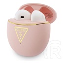 CG Mobile guess gold line bluetooth fülhallgató sztereo (v6.0, tws, mikrofon, ipx5 vízálló + töltőtok) rózsaszín