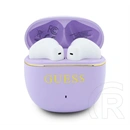 CG Mobile guess gold line glossy classic logo bluetooth fülhallgató sztereo (v5.4, TWS, mikrofon + töltőtok, lila)