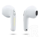 CG Mobile guess gold line triangle bluetooth fülhallgató sztereo (v6.0, tws, mikrofon, ipx5 vízálló + töltőtok) fehér