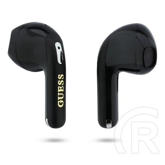 CG Mobile guess gold line triangle bluetooth fülhallgató sztereo (v6.0, tws, mikrofon, ipx5 vízálló + töltőtok) fekete