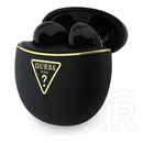 CG Mobile guess gold line triangle bluetooth fülhallgató sztereo (v6.0, tws, mikrofon, ipx5 vízálló + töltőtok) fekete