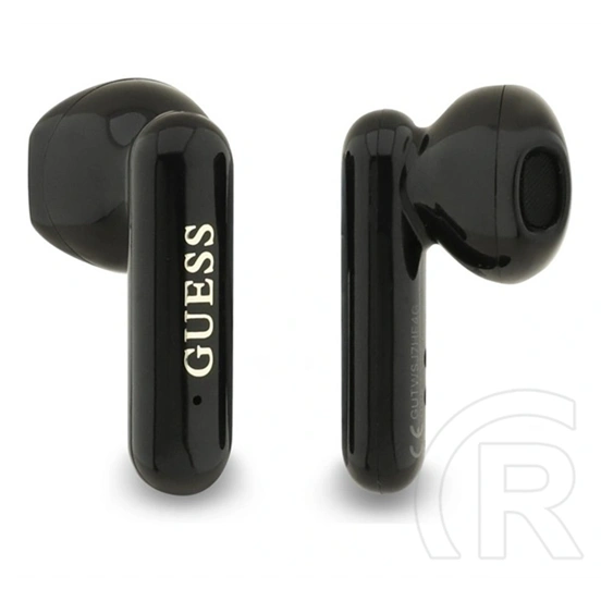 CG Mobile guess metal logo bluetooth fülhallgató sztereo (v5.3, tws, mikrofon, zajszűrő, ipx5 vízálló, töltőtok, fekete)