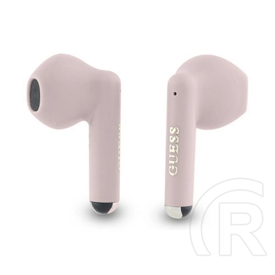 CG Mobile guess printed classic logo bluetooth fülhallgató sztereo (v5.3, tws, mikrofon, ipx4 + töltőtok) rózsaszín