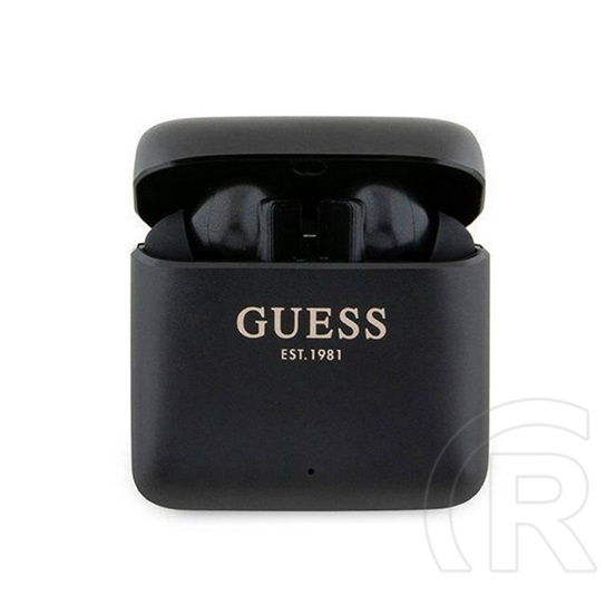 CG Mobile guess printed logo bluetooth fülhallgató sztereo (v5.1, tws, mikrofon + töltőtok) fekete