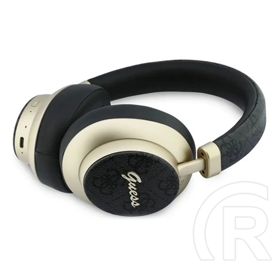 CG Mobile guess pu 4g gold script metal logo bluetooth fejhallgató sztereo (v5.4, mikrofon, zajszűrő) fekete