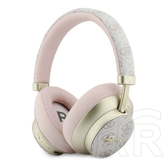 CG Mobile guess pu 4g gold script metal logo bluetooth fejhallgató sztereo (v5.4, mikrofon, zajszűrő) rózsaszín
