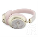 CG Mobile guess pu 4g gold script metal logo bluetooth fejhallgató sztereo (v5.4, mikrofon, zajszűrő) rózsaszín