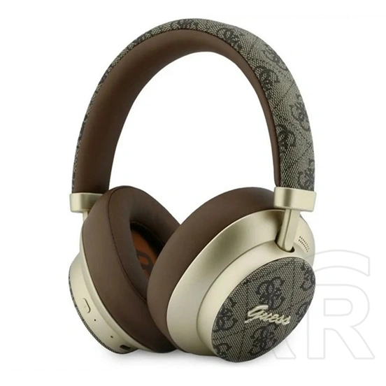 CG Mobile guess pu 4g gold script metal logo bluetooth fejhallgató sztereo (v5.4, mikrofon, zajszűrő) sötétbarna