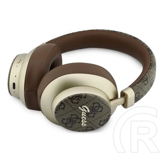 CG Mobile guess pu 4g gold script metal logo bluetooth fejhallgató sztereo (v5.4, mikrofon, zajszűrő) sötétbarna
