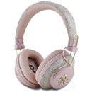 CG Mobile guess pu 4g metal logo bluetooth fejhallgató sztereo (v5.3, mikrofon, zajszűrő) rózsaszín
