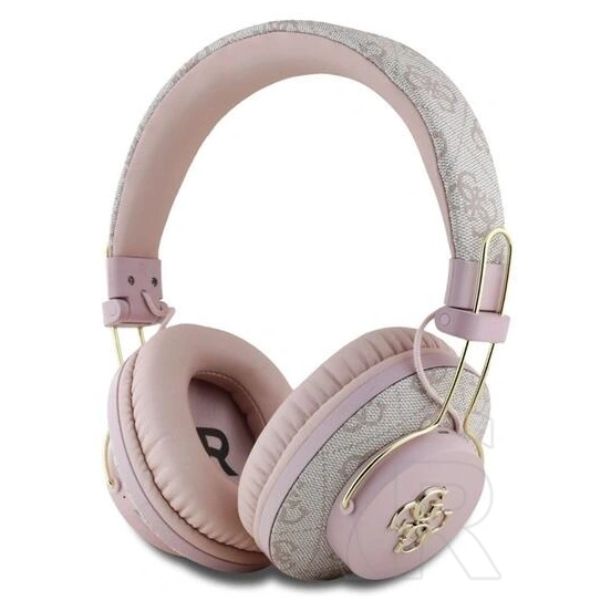 CG Mobile guess pu 4g metal logo bluetooth fejhallgató sztereo (v5.3, mikrofon, zajszűrő) rózsaszín
