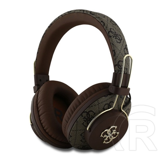 CG Mobile guess pu 4g metal logo bluetooth fejhallgató sztereo (v5.3, mikrofon, zajszűrő) sötétbarna
