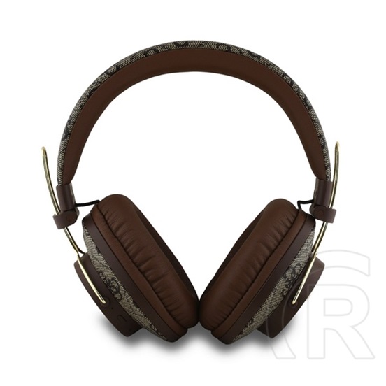 CG Mobile guess pu 4g metal logo bluetooth fejhallgató sztereo (v5.3, mikrofon, zajszűrő) sötétbarna