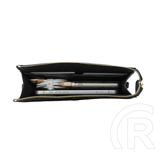 CG Mobile guess pu 4g metal logo kézitáska (univerzális, eco bőr hatású, kézpánt, vállpánt) fekete
