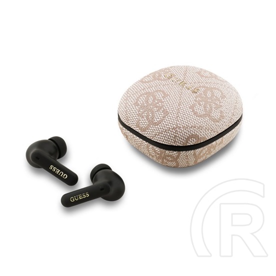 CG Mobile guess pu 4g script logo bluetooth fülhallgató sztereo (v5.4, tws, mikrofon, zajszűrő + töltőtok) rózsaszín