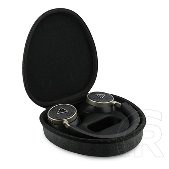 CG Mobile guess pu 4g triangle logo enc bluetooth fejhallgató sztereo (v5.4, mikrofon, zajszűrő) fekete