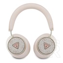 CG Mobile guess pu 4g triangle logo enc bluetooth fejhallgató sztereo (v5.4, mikrofon, zajszűrő) rózsaszín