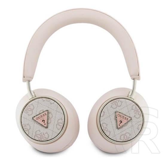 CG Mobile guess pu 4g triangle logo enc bluetooth fejhallgató sztereo (v5.4, mikrofon, zajszűrő) rózsaszín