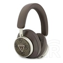 CG Mobile guess pu 4g triangle logo enc bluetooth fejhallgató sztereo (v5.4, mikrofon, zajszűrő) sötétbarna