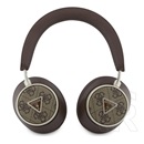 CG Mobile guess pu 4g triangle logo enc bluetooth fejhallgató sztereo (v5.4, mikrofon, zajszűrő) sötétbarna