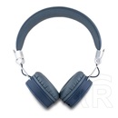 CG Mobile guess pu grained traingle logo bluetooth fejhallgató  (v5.3, mikrofon, zajszűrő, kártyaolvasó) sötétkék