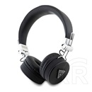 CG Mobile guess pu grained traingle logo bluetooth fejhallgató  (v5.3, mikrofon, zajszűrő, microsd kártyaolvasó) fekete