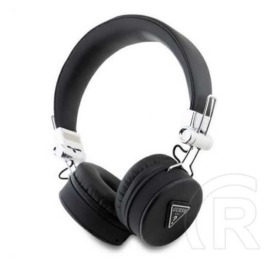 CG Mobile guess pu grained traingle logo bluetooth fejhallgató  (v5.3, mikrofon, zajszűrő, microsd kártyaolvasó) fekete