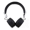 CG Mobile guess pu grained traingle logo bluetooth fejhallgató  (v5.3, mikrofon, zajszűrő, microsd kártyaolvasó) fekete