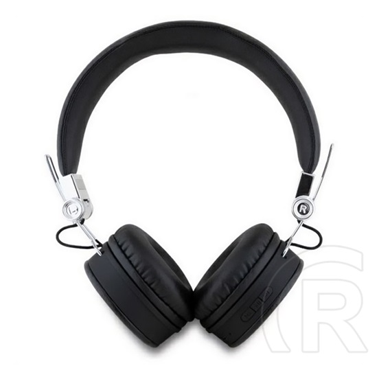 CG Mobile guess pu grained traingle logo bluetooth fejhallgató  (v5.3, mikrofon, zajszűrő, microsd kártyaolvasó) fekete