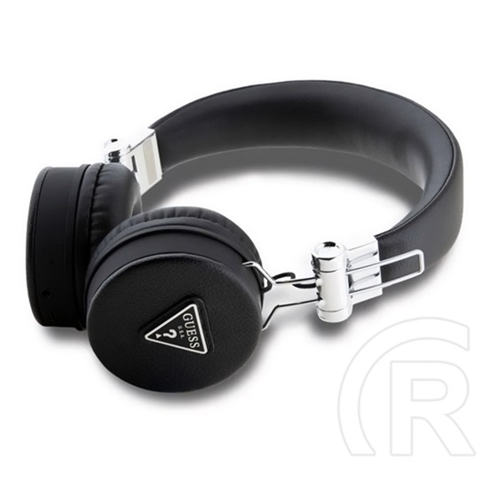 CG Mobile guess pu grained traingle logo bluetooth fejhallgató  (v5.3, mikrofon, zajszűrő, microsd kártyaolvasó) fekete