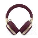 CG Mobile guess pu grained triangle enc bluetooth fejhallgató sztereo (v5.4, zajszűrő, mikrofon) burgundy