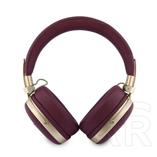CG Mobile guess pu grained triangle enc bluetooth fejhallgató sztereo (v5.4, zajszűrő, mikrofon) burgundy