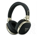 CG Mobile guess pu grained triangle gold metal logo bluetooth fejhallgató sztereo (v5.4, mikrofon, zajszűrő) fekete