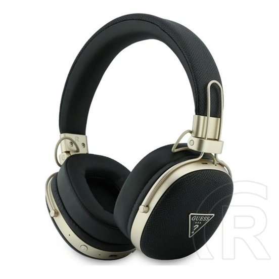CG Mobile guess pu grained triangle gold metal logo bluetooth fejhallgató sztereo (v5.4, mikrofon, zajszűrő) fekete