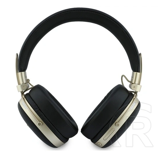 CG Mobile guess pu grained triangle gold metal logo bluetooth fejhallgató sztereo (v5.4, mikrofon, zajszűrő) fekete