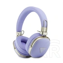 CG Mobile guess pu grained triangle gold metal logo bluetooth fejhallgató sztereo (v5.4, mikrofon, zajszűrő) lila