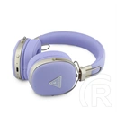 CG Mobile guess pu grained triangle gold metal logo bluetooth fejhallgató sztereo (v5.4, mikrofon, zajszűrő) lila