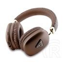 CG Mobile guess pu leather 4g triangle logo bluetooth fejhallgató sztereo (v5.3, mikrofon, zajszűrő, ipx4 vízálló) barna