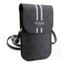CG Mobile guess pu quilted 4g metal logo kézitáska álló (bőr hatású, univerzális, vállpánt) fekete