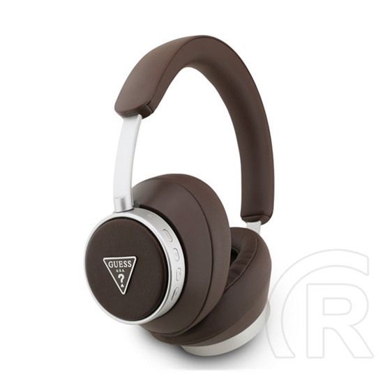 CG Mobile guess pu saffiano triangle logo bluetooth fejhallgató sztereo (v5.4, mikrofon, zajszűrő) sötétbarna