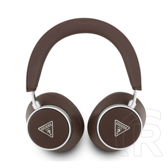 CG Mobile guess pu saffiano triangle logo bluetooth fejhallgató sztereo (v5.4, mikrofon, zajszűrő) sötétbarna